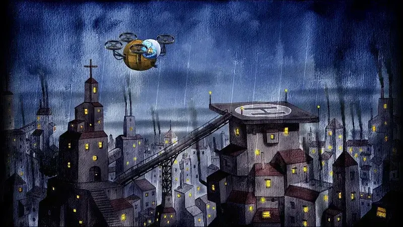 Tangkapan layar gameplay RainCity 2