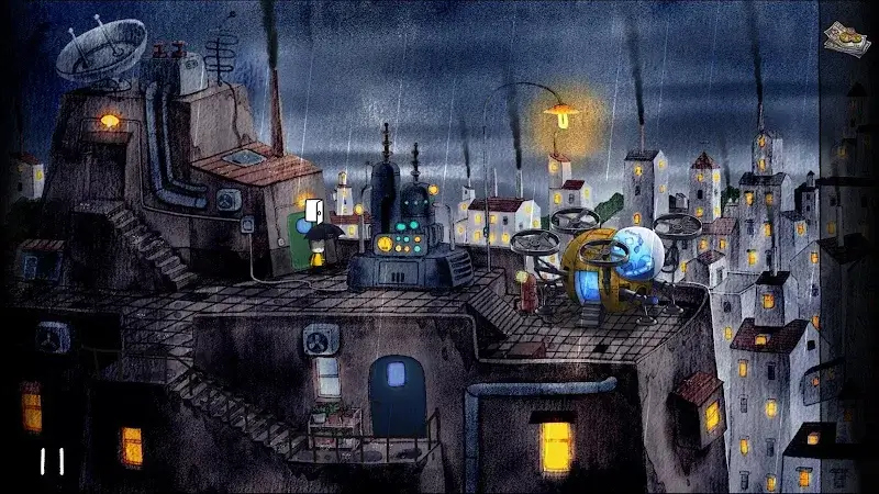 Tangkapan layar gameplay RainCity 1