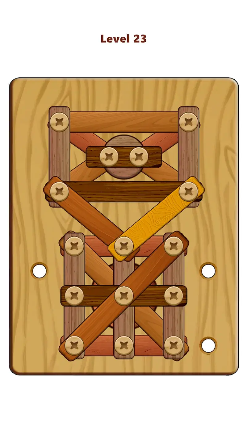 Скриншот 2 из Wood Nuts & Bolts Puzzle MOD APK