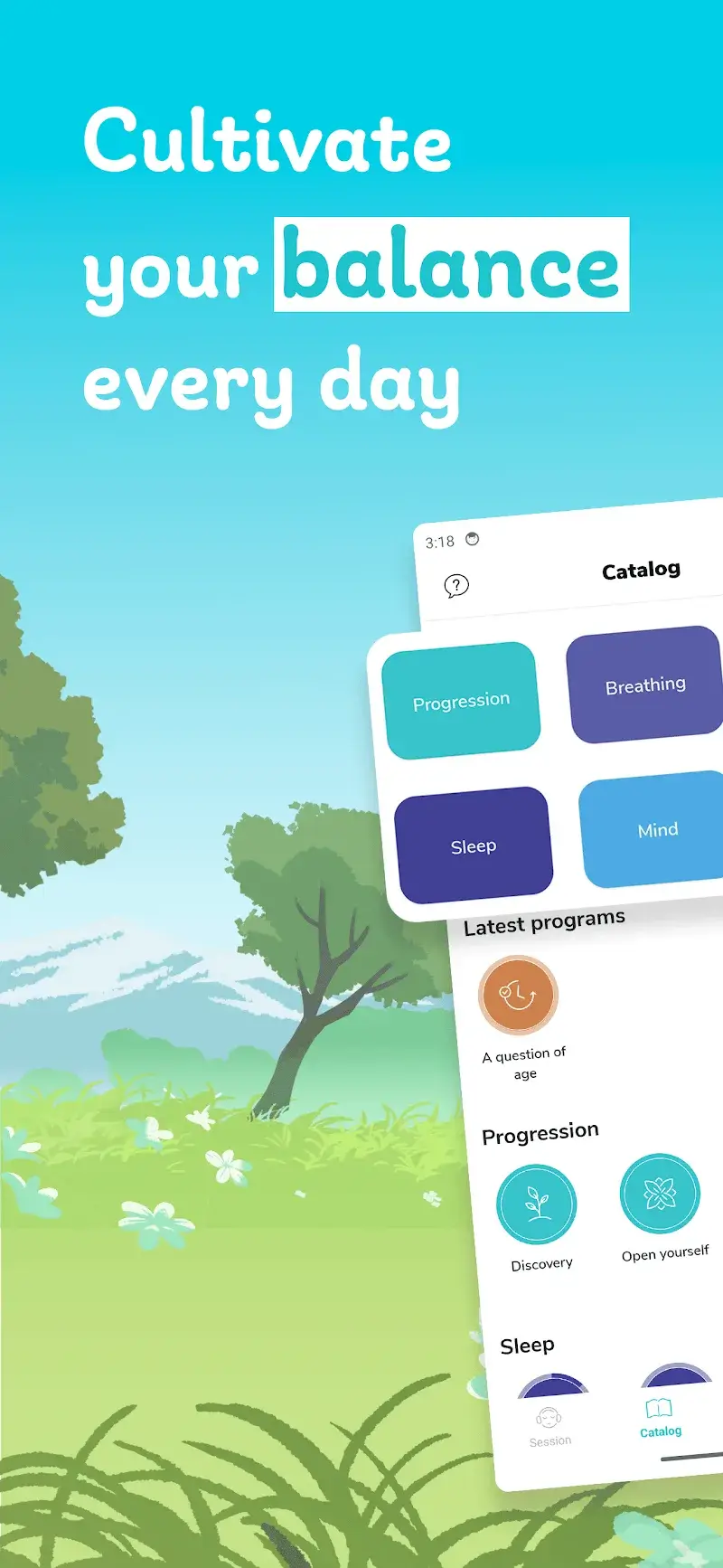 Cuplikan Layar Mindfulness with Petit BamBou MOD APK 1