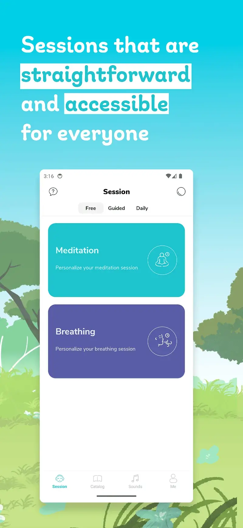 Cuplikan Layar Mindfulness with Petit BamBou MOD APK 4