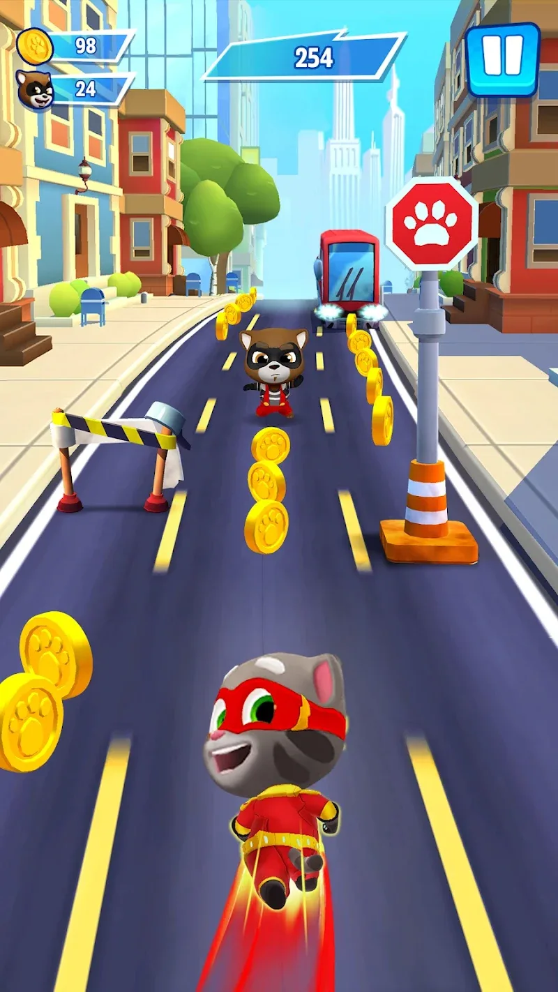 Talking Tom Hero Dash: Tangkapan Layar [Number]