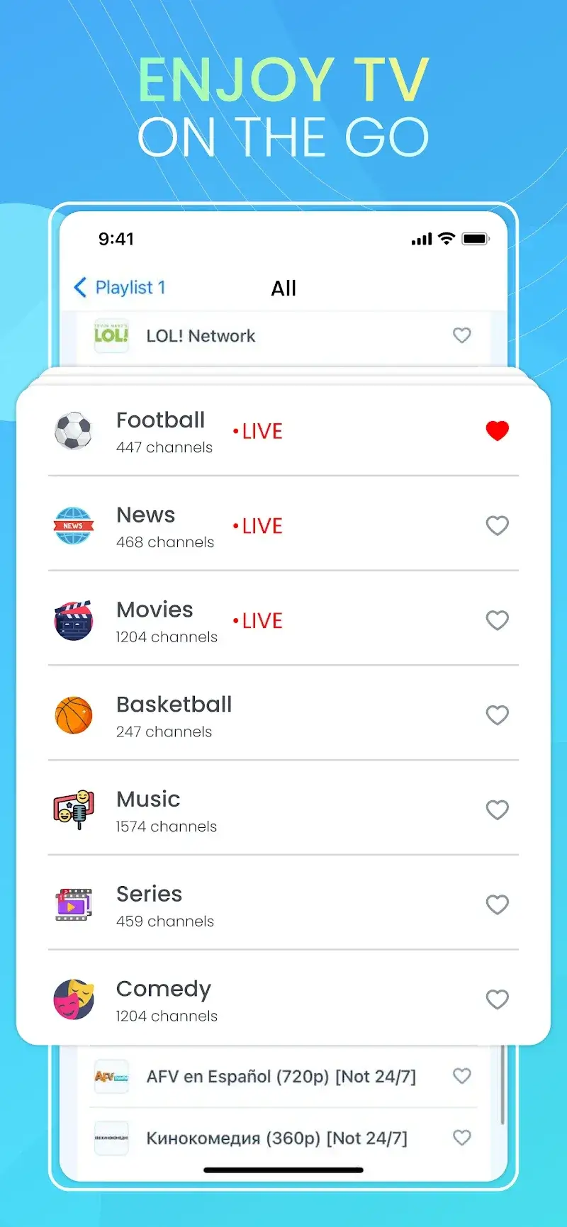 IPTV Smart Player Screenshot 2