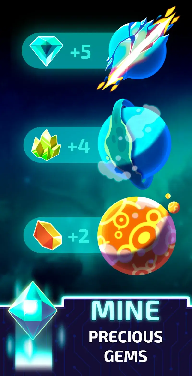 Idle Planet Miner captura de pantalla 3