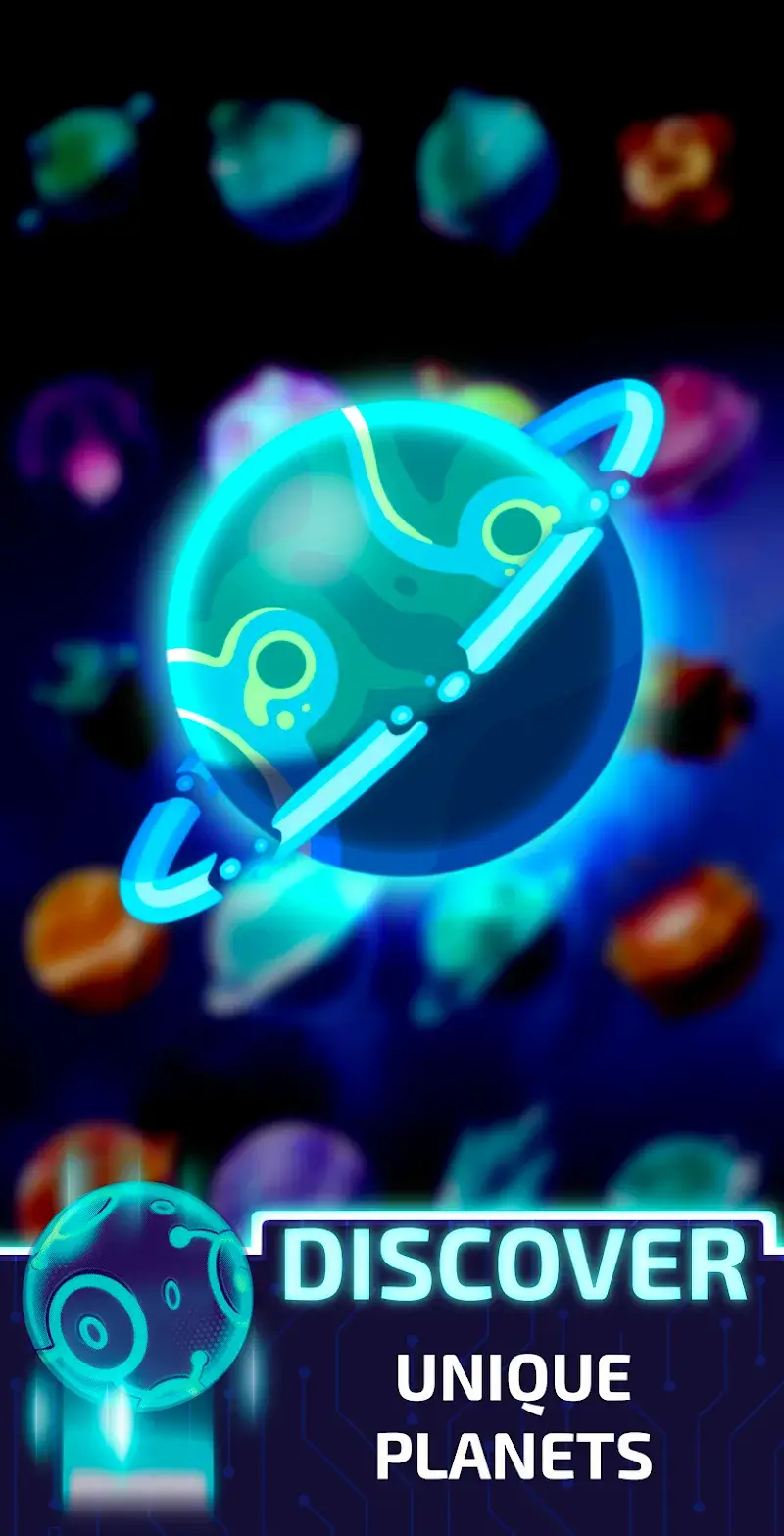 Idle Planet Miner captura de pantalla 2