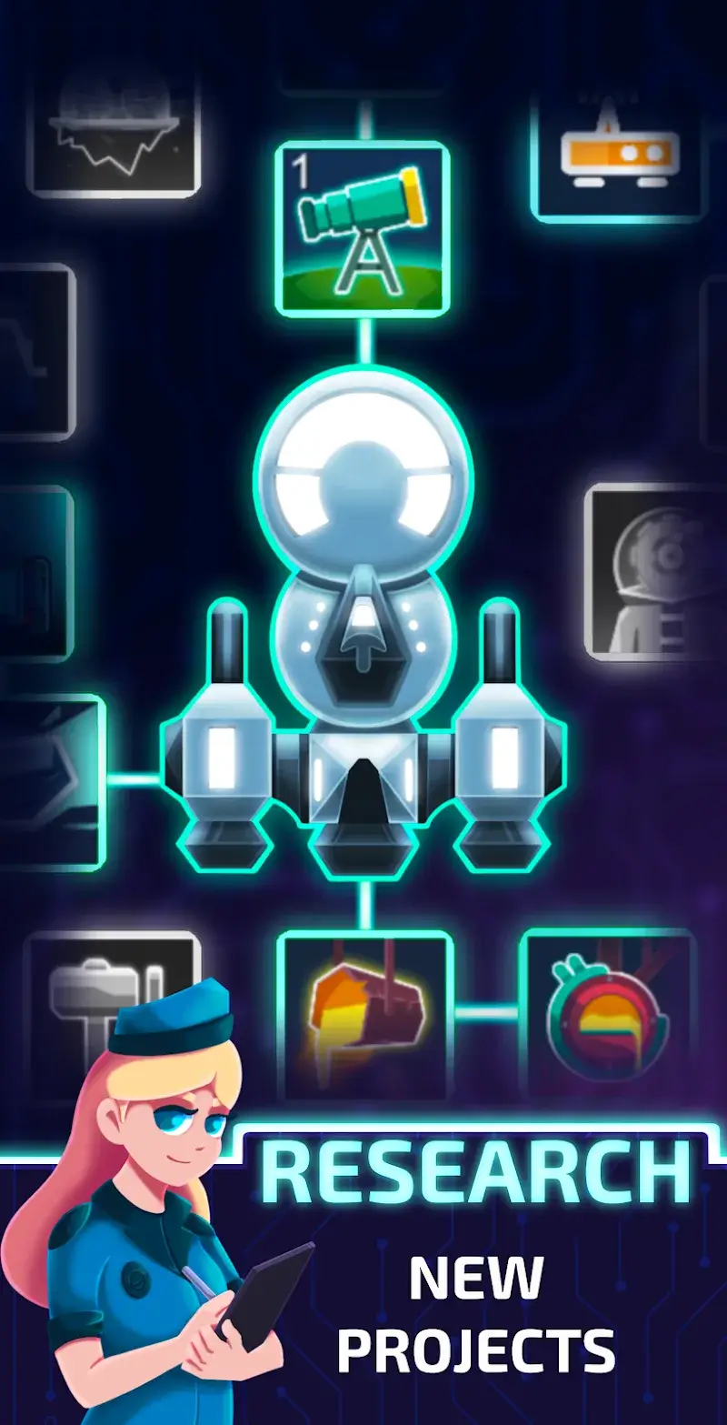 Idle Planet Miner captura de pantalla 6