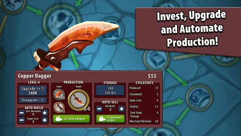 Capture d'écran Crafting Idle Clicker 3