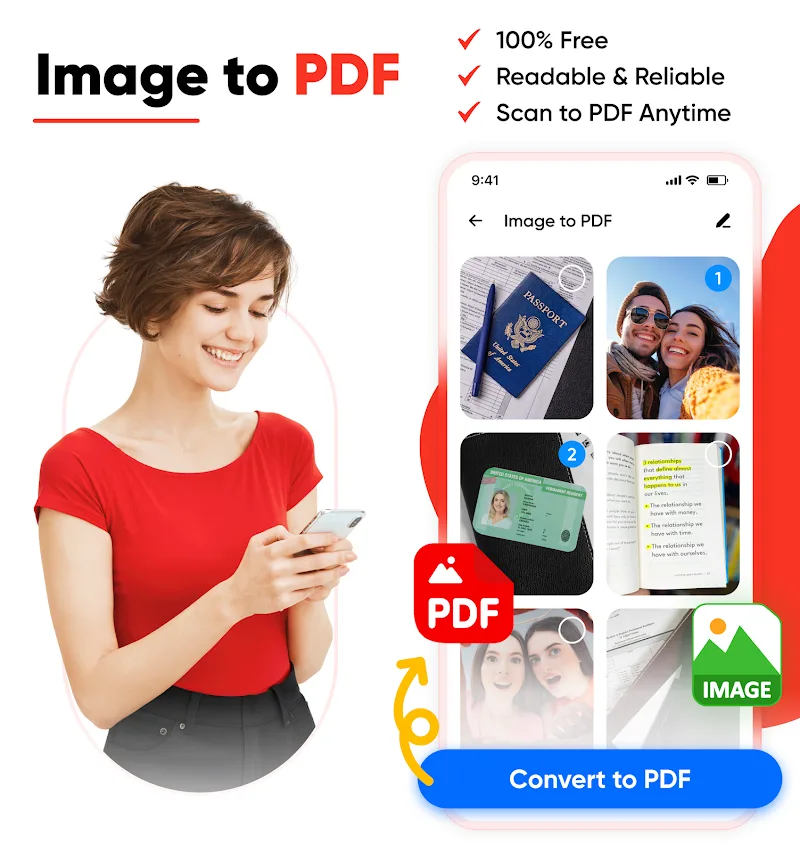 Erste Vorschau der Image to PDF Konvertierung