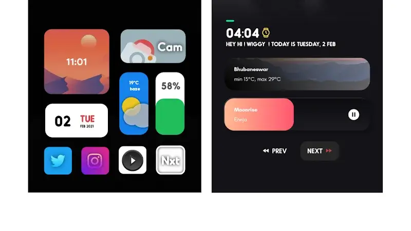 Dunes KWGT captura de tela 5