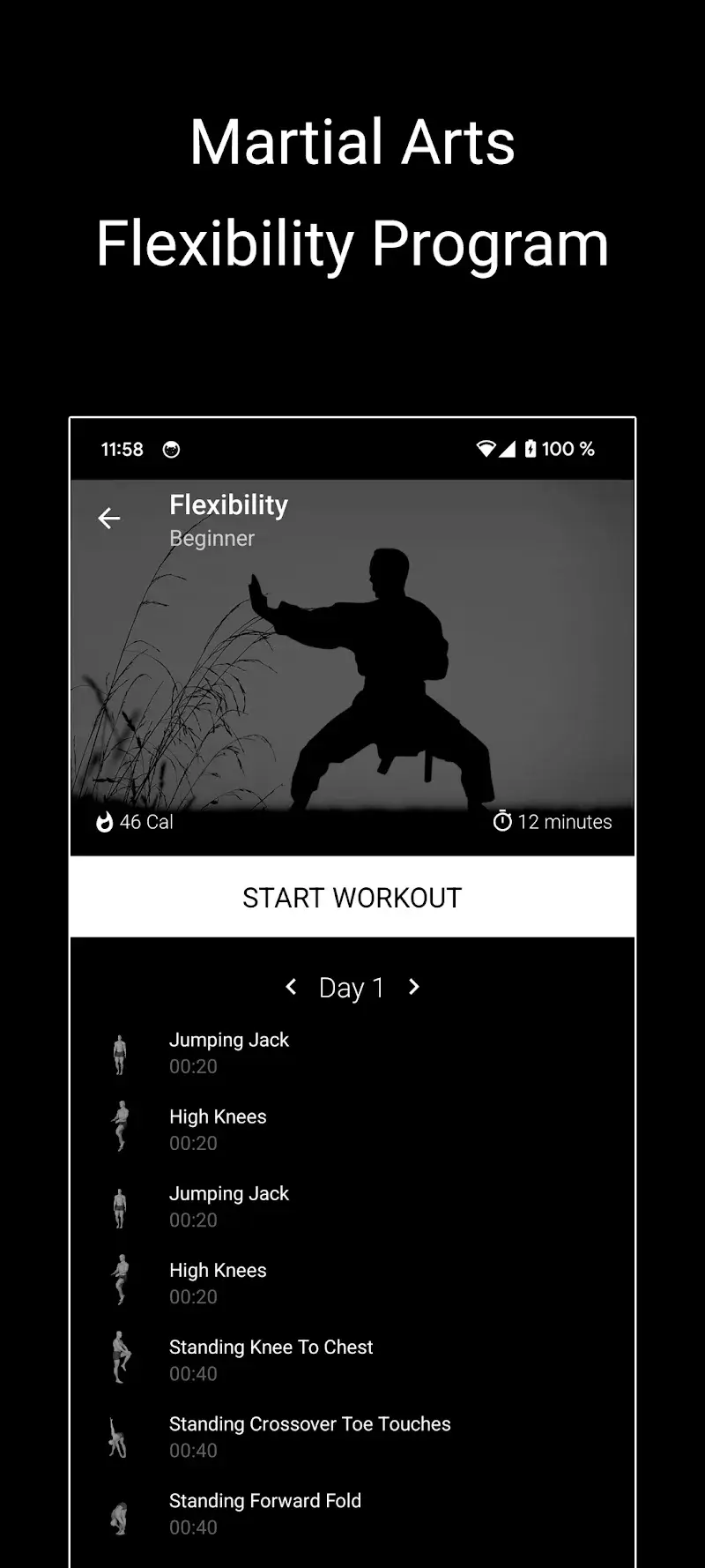 Flexibility for Fighters ekran görüntüsü 2