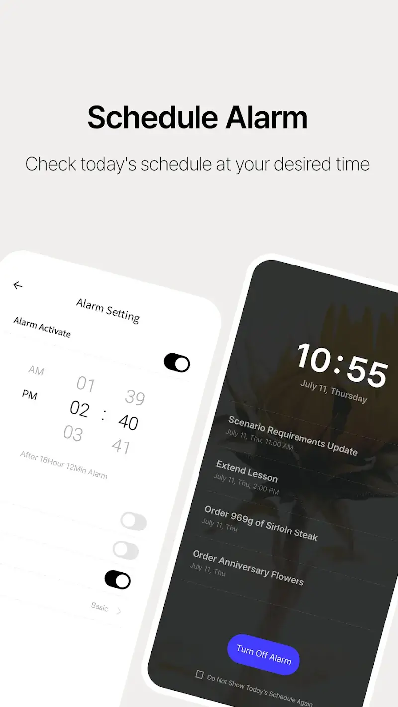 Captura de pantalla 5 de LockScreen Calendar - Schedule