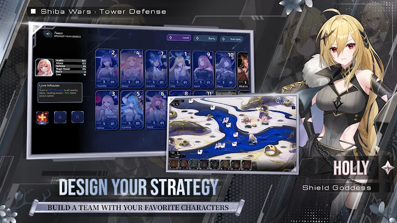 Image d'aperçu 4 de Shiba Wars: Goddess Link TD