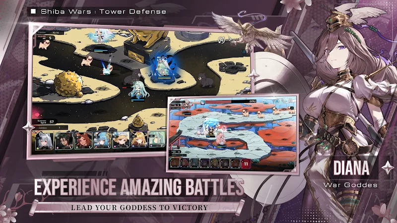 Image d'aperçu 1 de Shiba Wars: Goddess Link TD