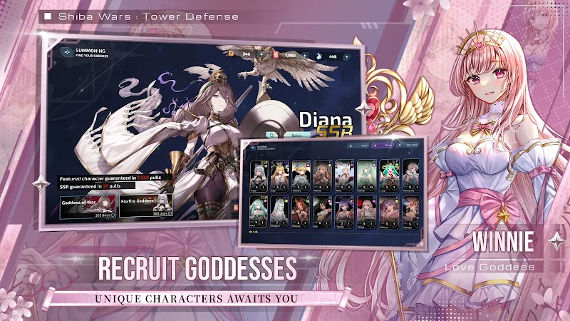 Image d'aperçu 5 de Shiba Wars: Goddess Link TD