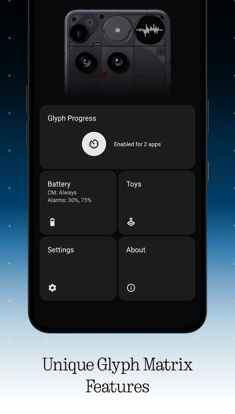 Glyphify for Nothing Phone ตัวอย่าง 5