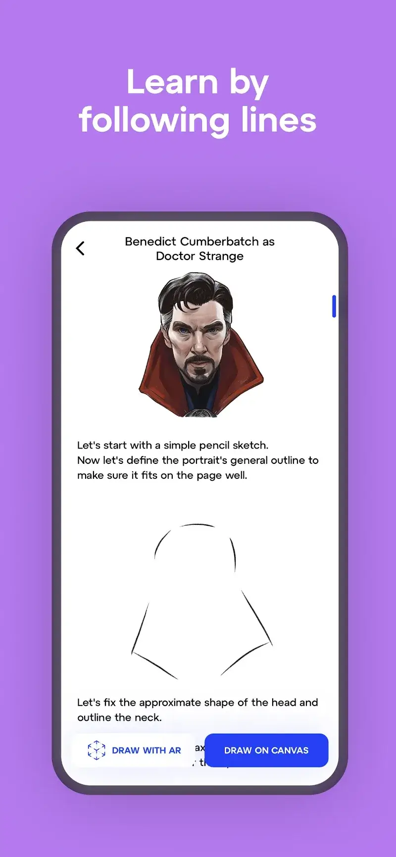 ภาพหน้าจอ SketchAR 2