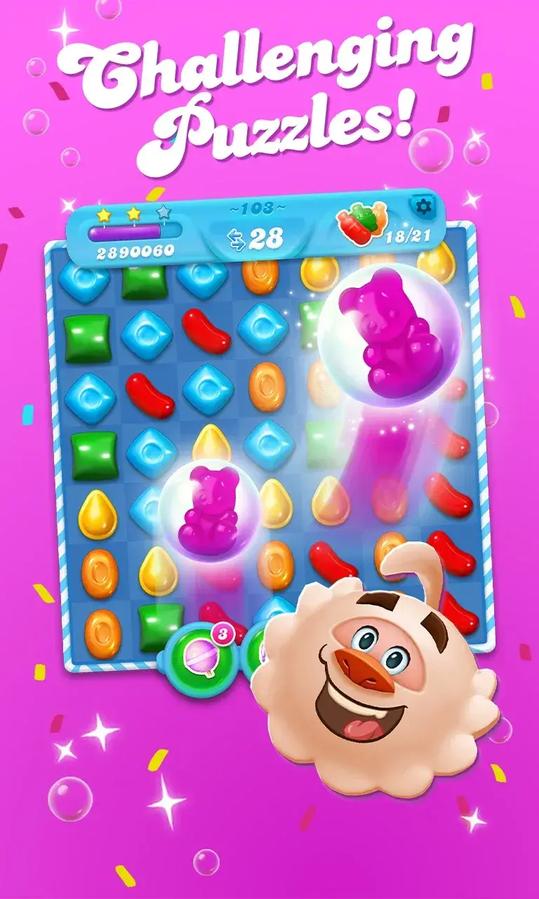 Candy Crush Soda Saga ekran görüntüsü 1