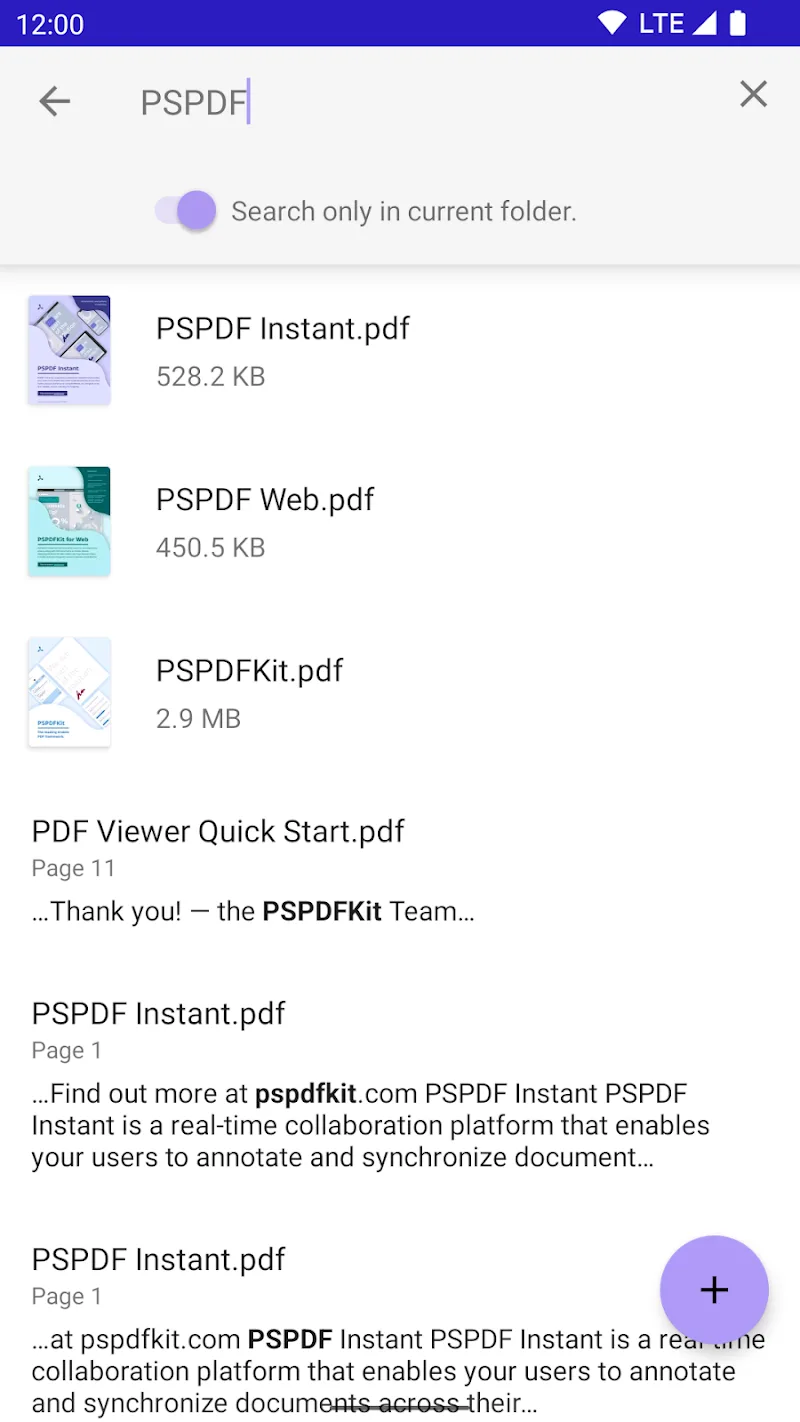 Anteprima app PDF Viewer Pro 3