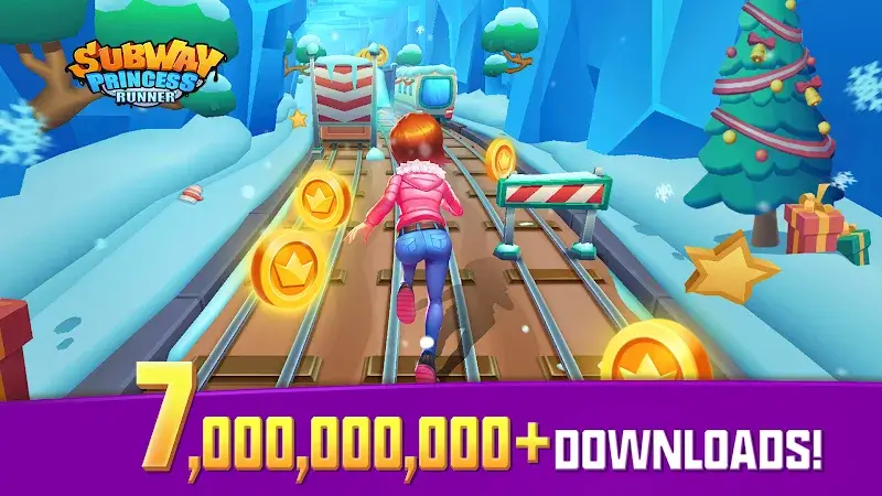 Ảnh chụp màn hình Subway Princess Runner MOD APK 6