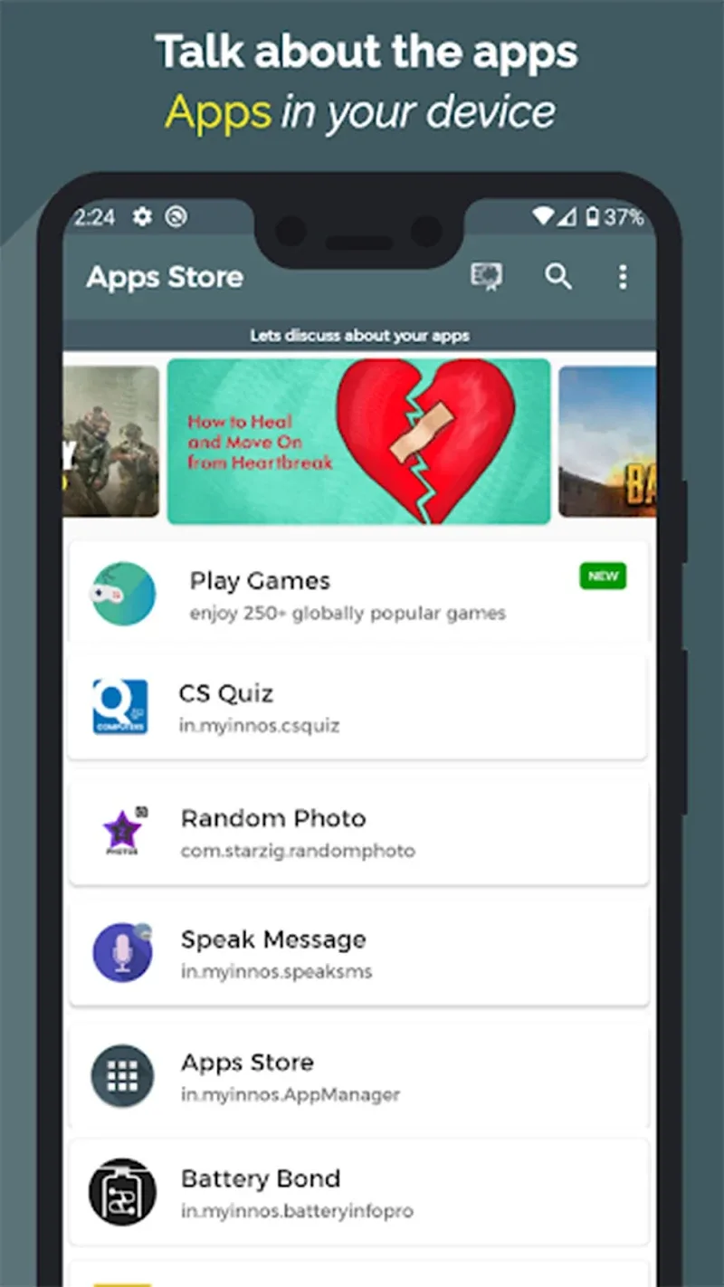 Capture d'écran de l'application Apps Manager 1