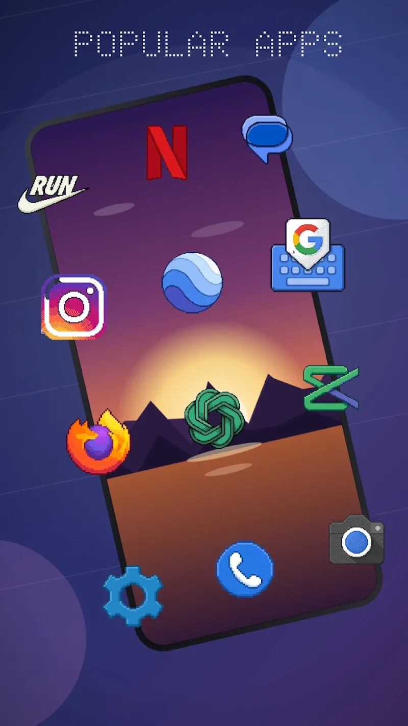 Pixel Icon Pack captura de pantalla 2