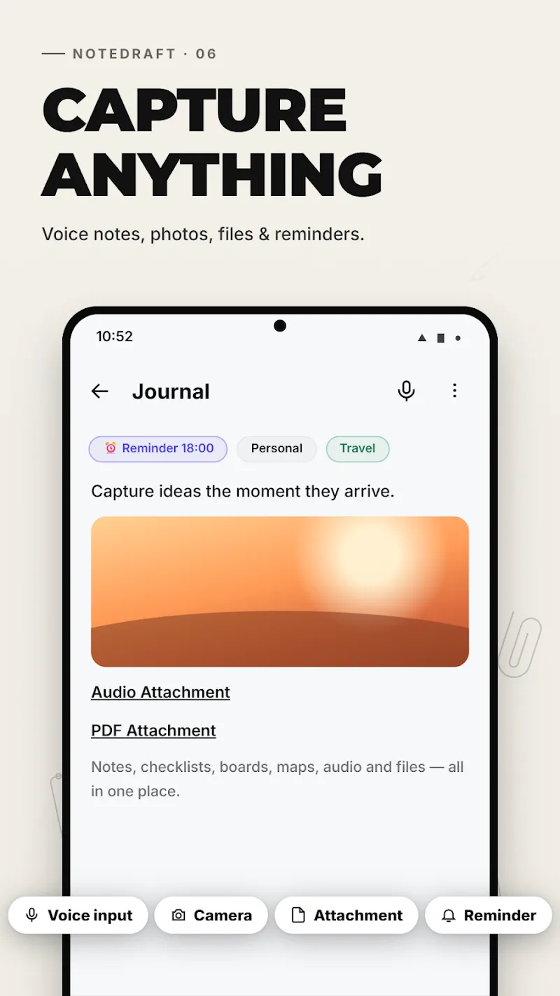Screenshot NoteDraft 6