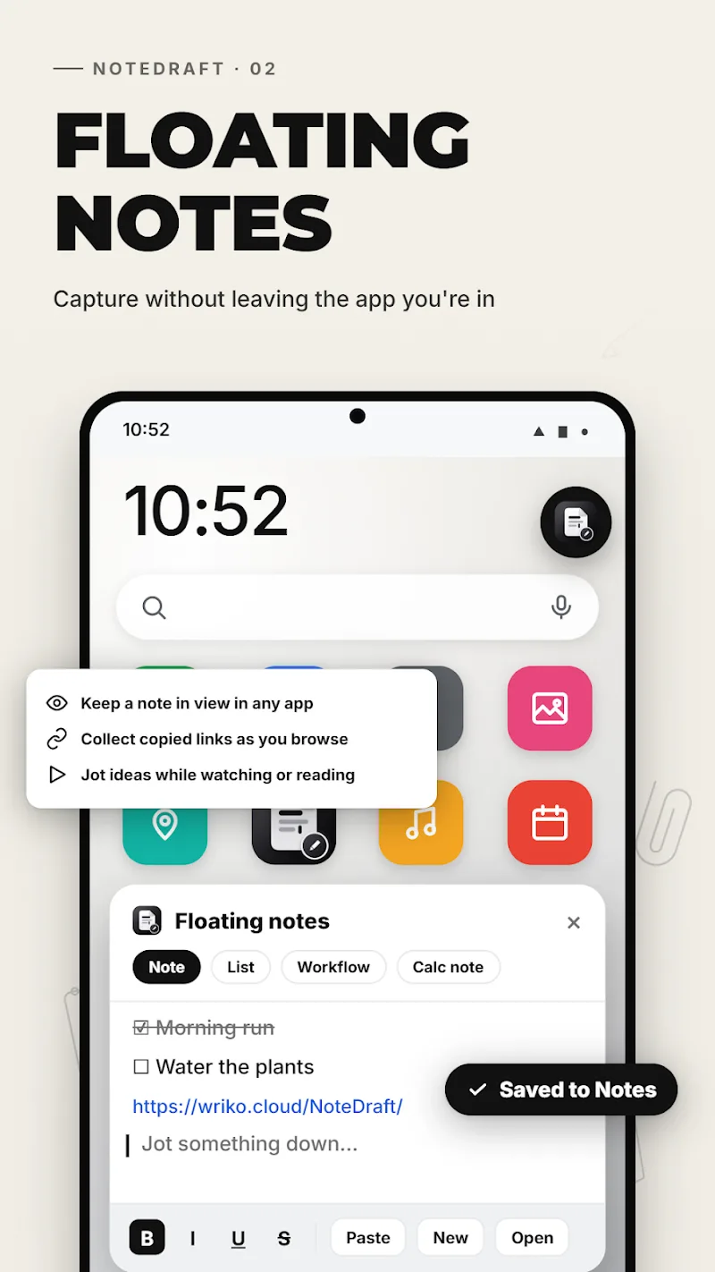 Screenshot NoteDraft 2
