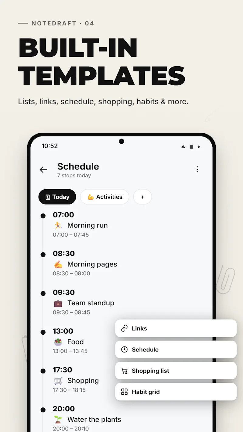 Screenshot NoteDraft 4