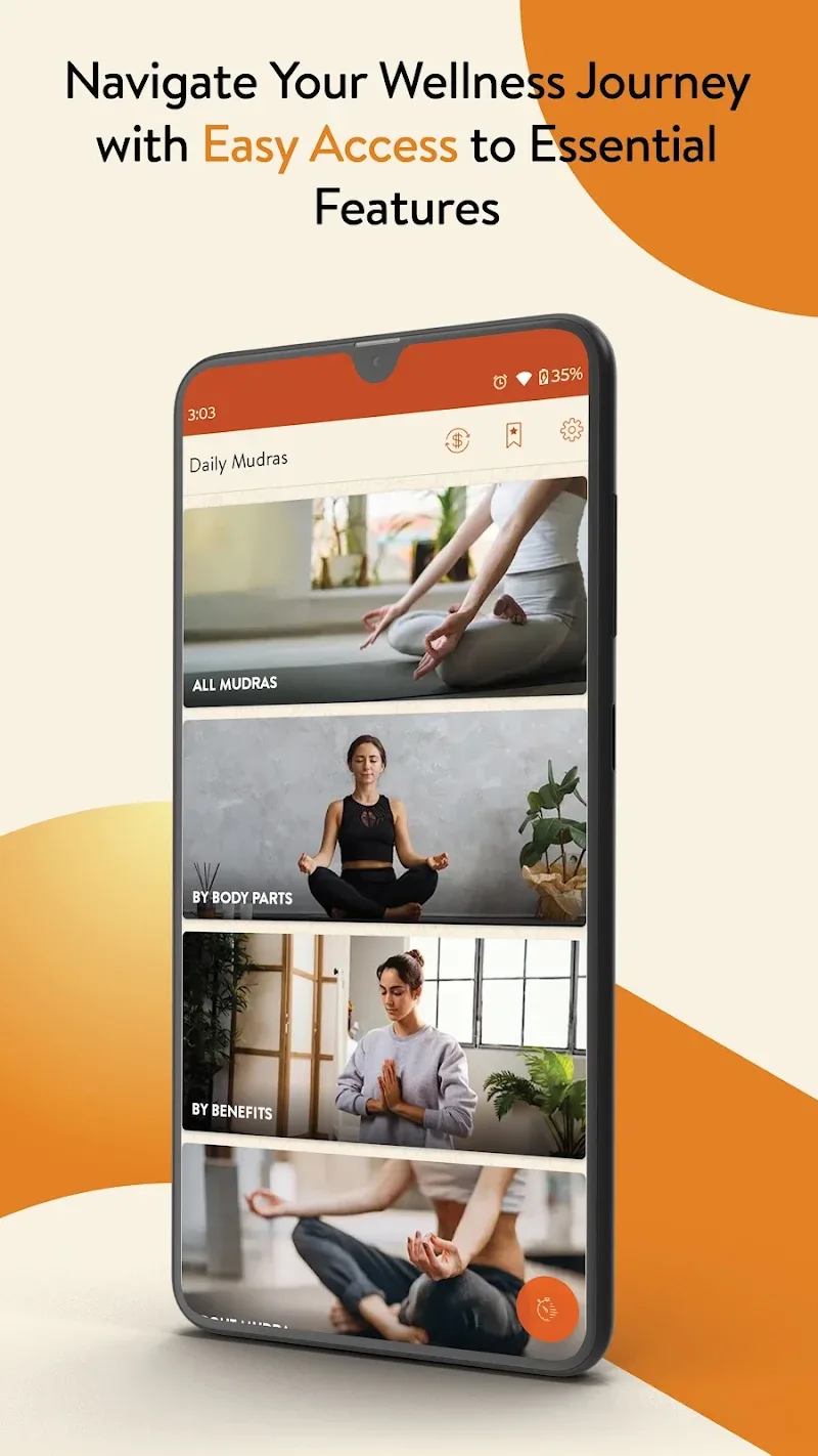 Captura de tela 2 do app Daily Mudras