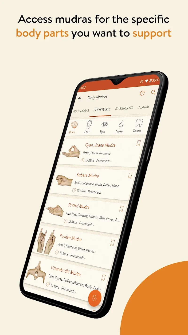Captura de tela 4 do app Daily Mudras