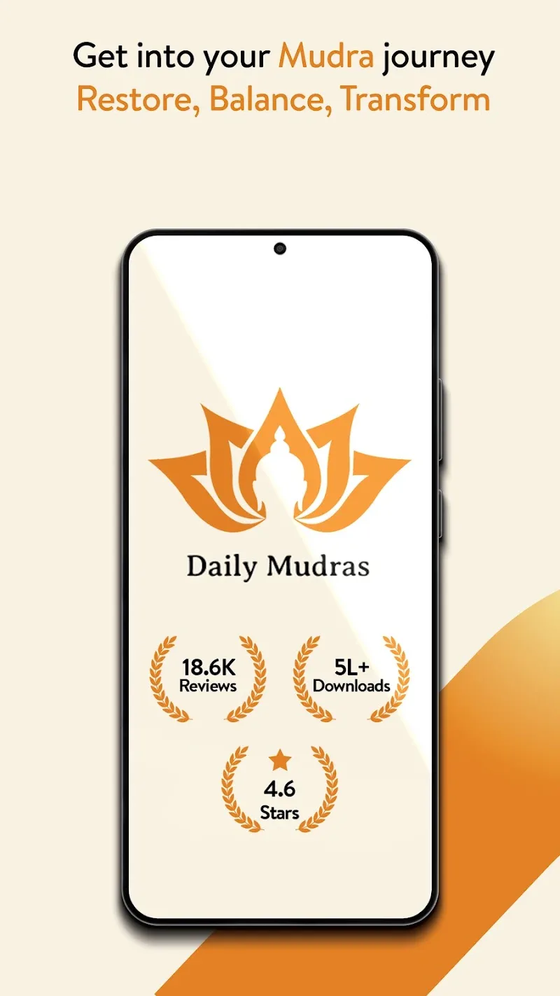 Captura de tela 1 do app Daily Mudras