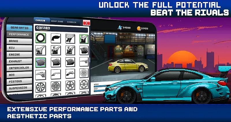Скриншот геймплея Pixel X Racer 5
