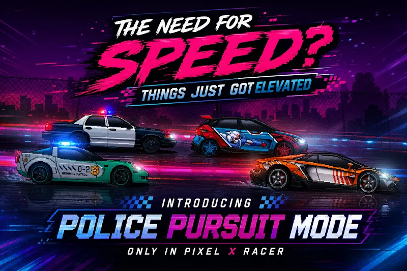 Скриншот геймплея Pixel X Racer 2