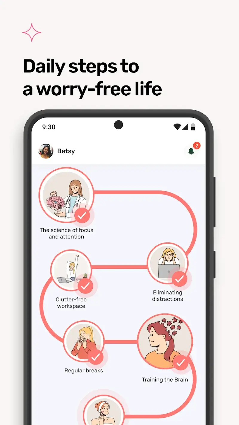 Mindway capture d'écran de l'application 3