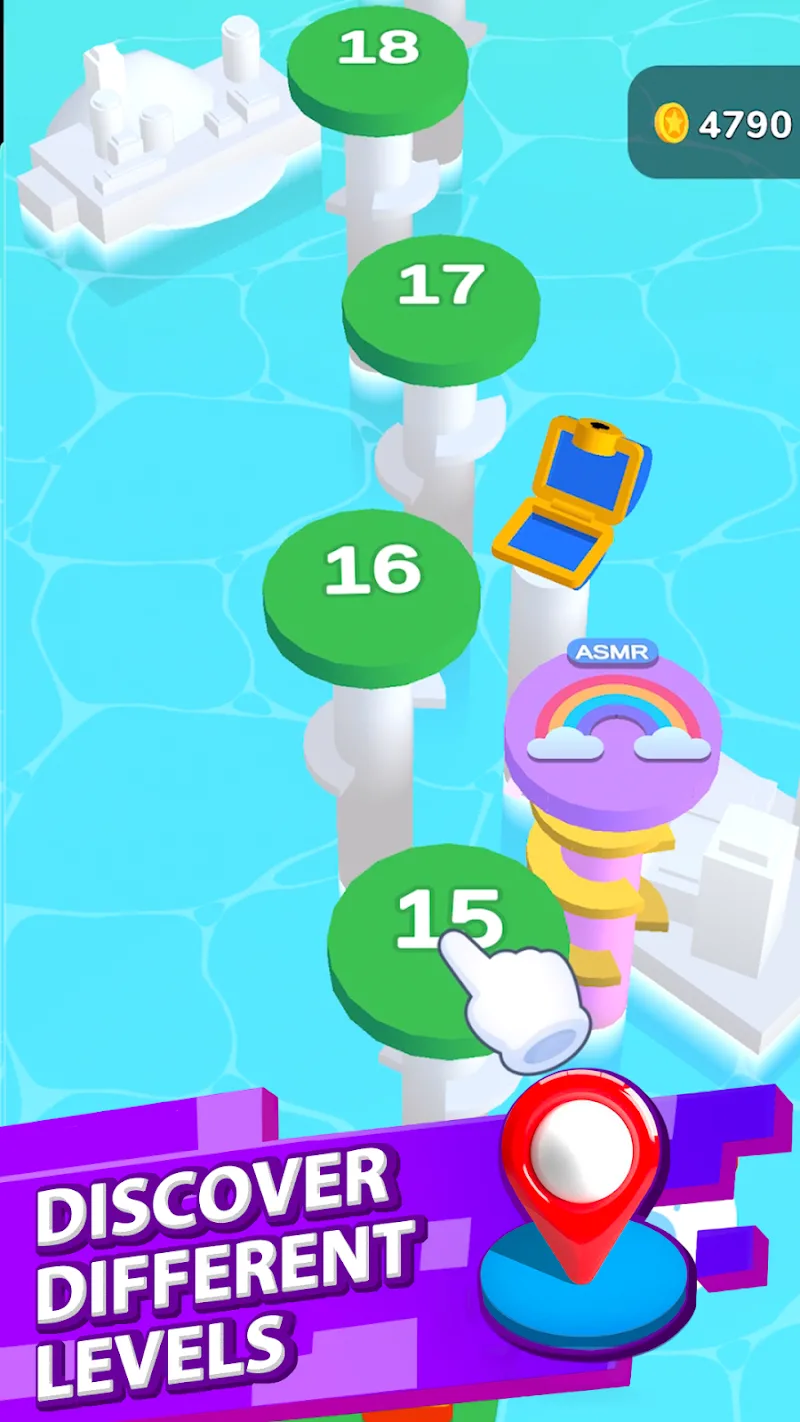 Capture d'écran Helix Jump MOD APK 3