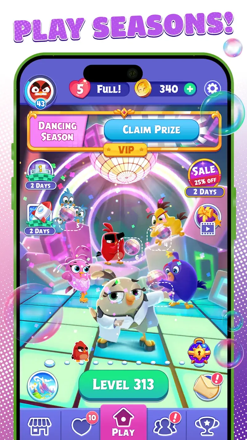 ภาพหน้าจอ Angry Birds Dream Blast 3