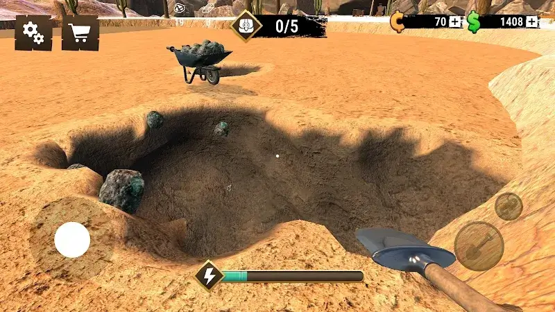 Wild West Miner - Gold Rush gameplay screenshot 5