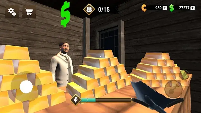 Wild West Miner - Gold Rush gameplay screenshot 2