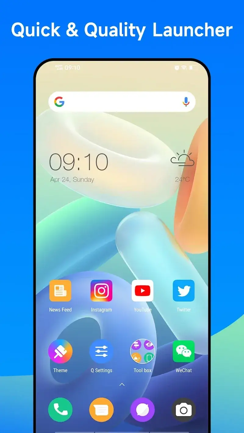 Quick Launcher for Android 15 Screenshot 1