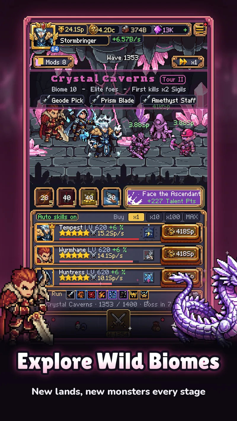 ภาพตัวอย่างเกม Idle Ascent 4