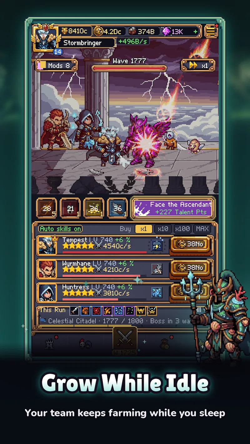 ภาพตัวอย่างเกม Idle Ascent 2