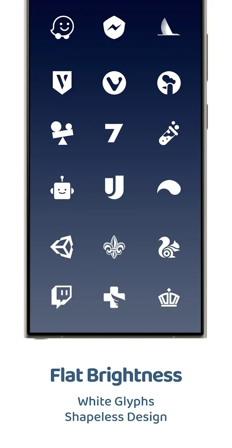 White Moonlight - Icon Pack screenshot 3