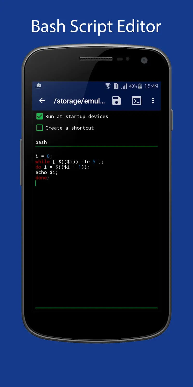 Capture d'écran 4 de Qute: Terminal Emulator