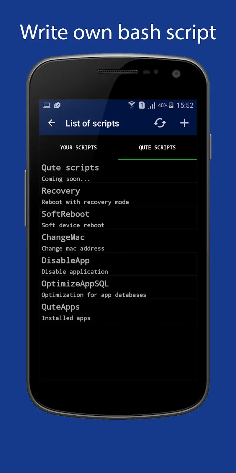 Capture d'écran 5 de Qute: Terminal Emulator