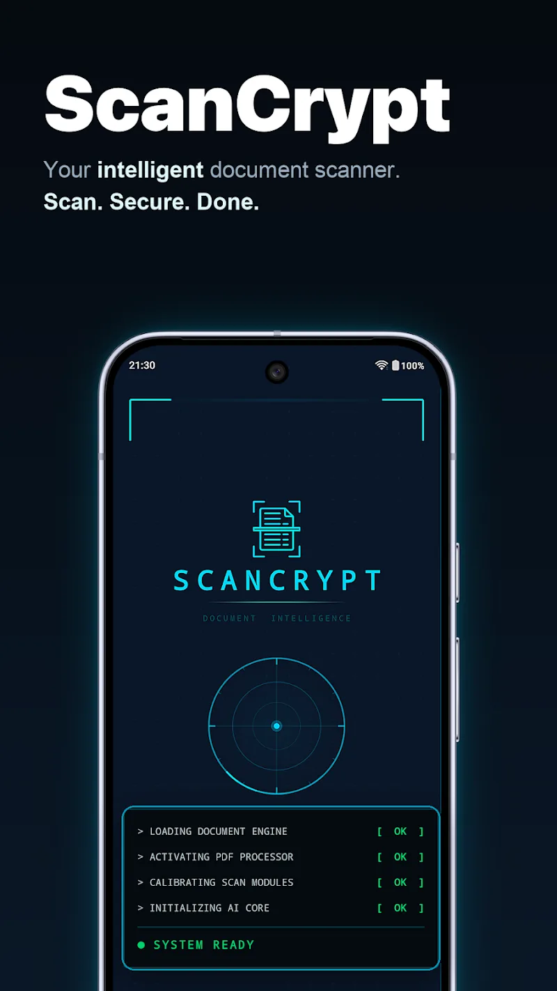 Capture d'écran ScanCrypt 1