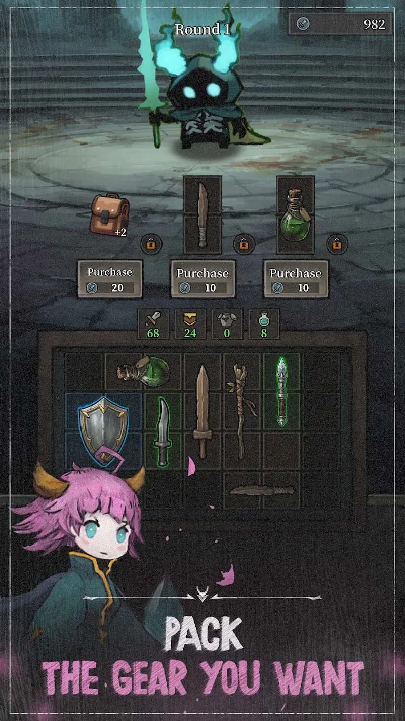 Mika: Dungeon Backpacker capture d'écran 5