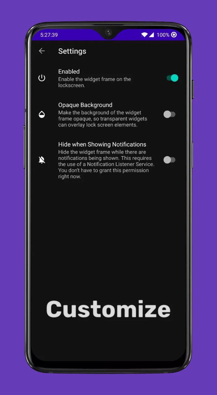 Captura de tela 5 do Widgets Anywhere