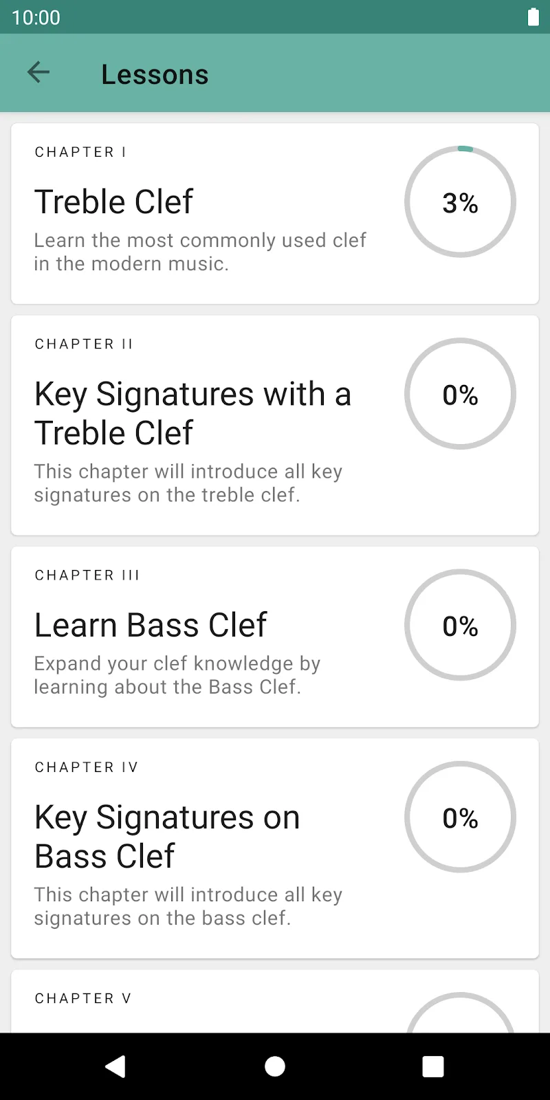 Pratinjau aplikasi Clefs 2