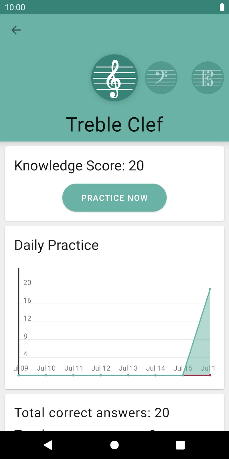 Pratinjau aplikasi Clefs 6