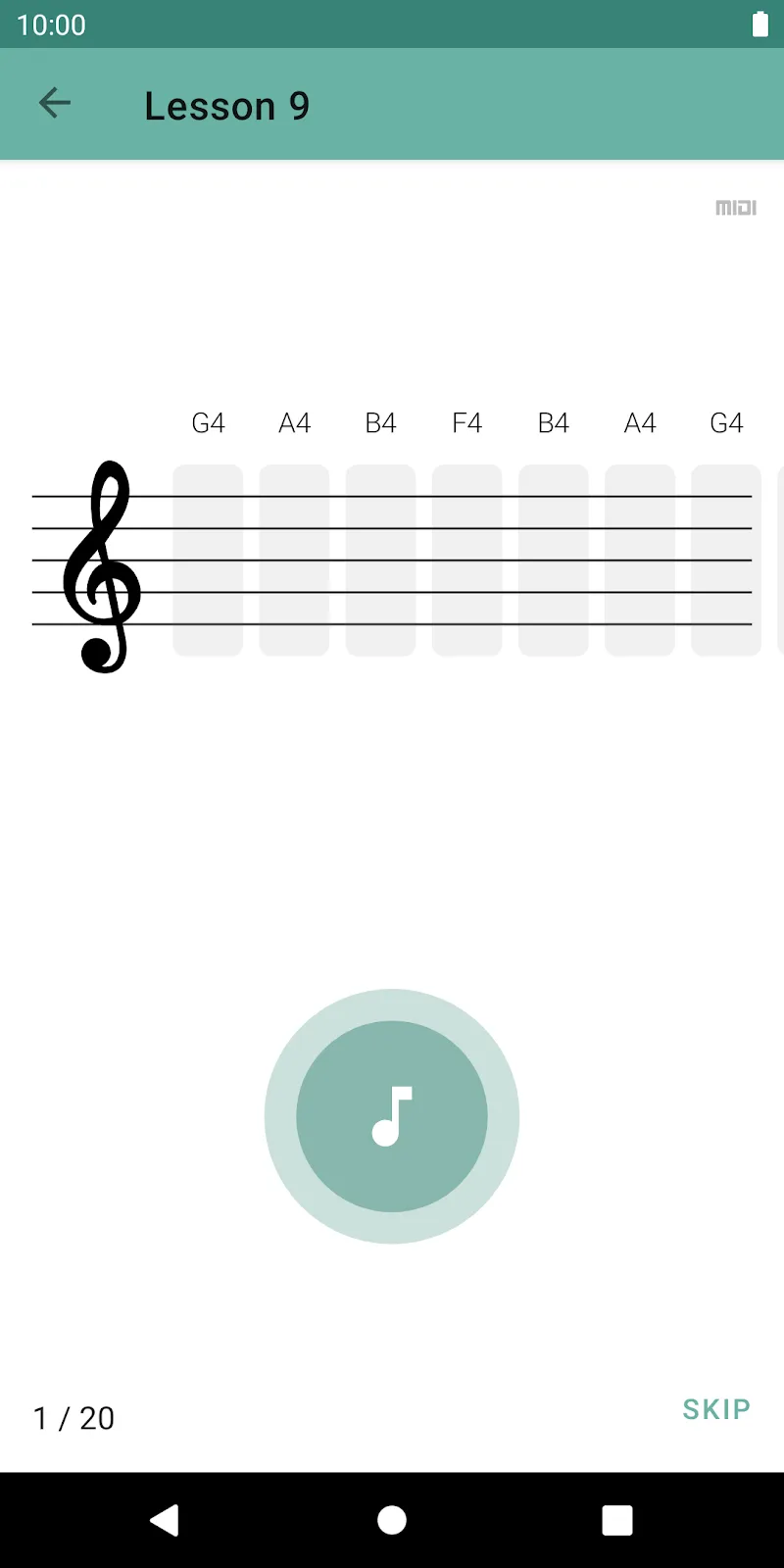 Pratinjau aplikasi Clefs 4